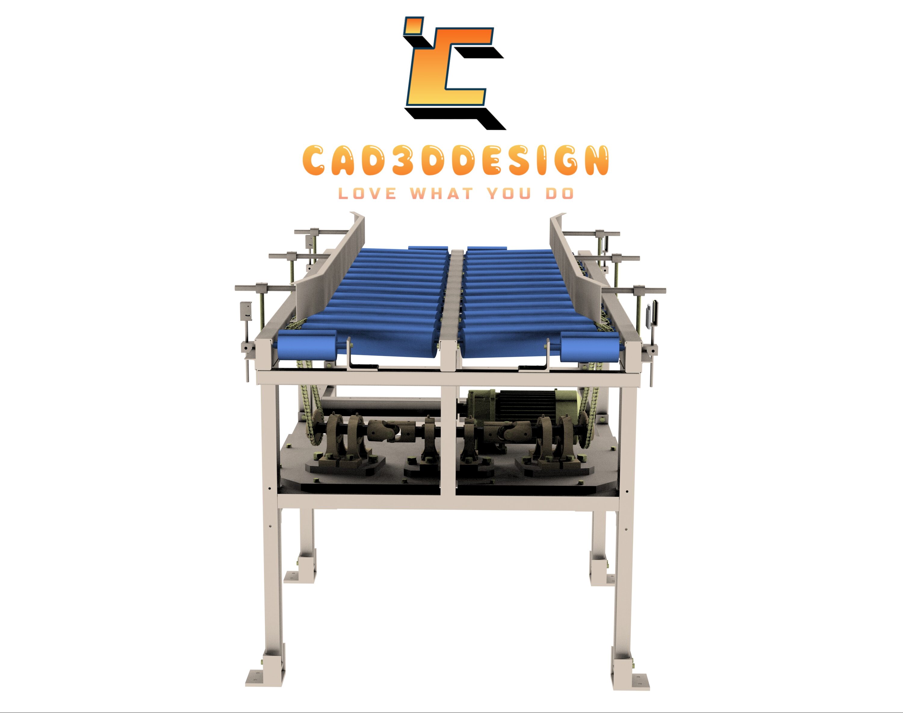 3d băng tải băng tải con lăn tập trung-3D roller conveyor concentrator
