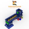 File 3d băng tải trộn liệu cánh vít-3D file of screw conveyor for material mixing