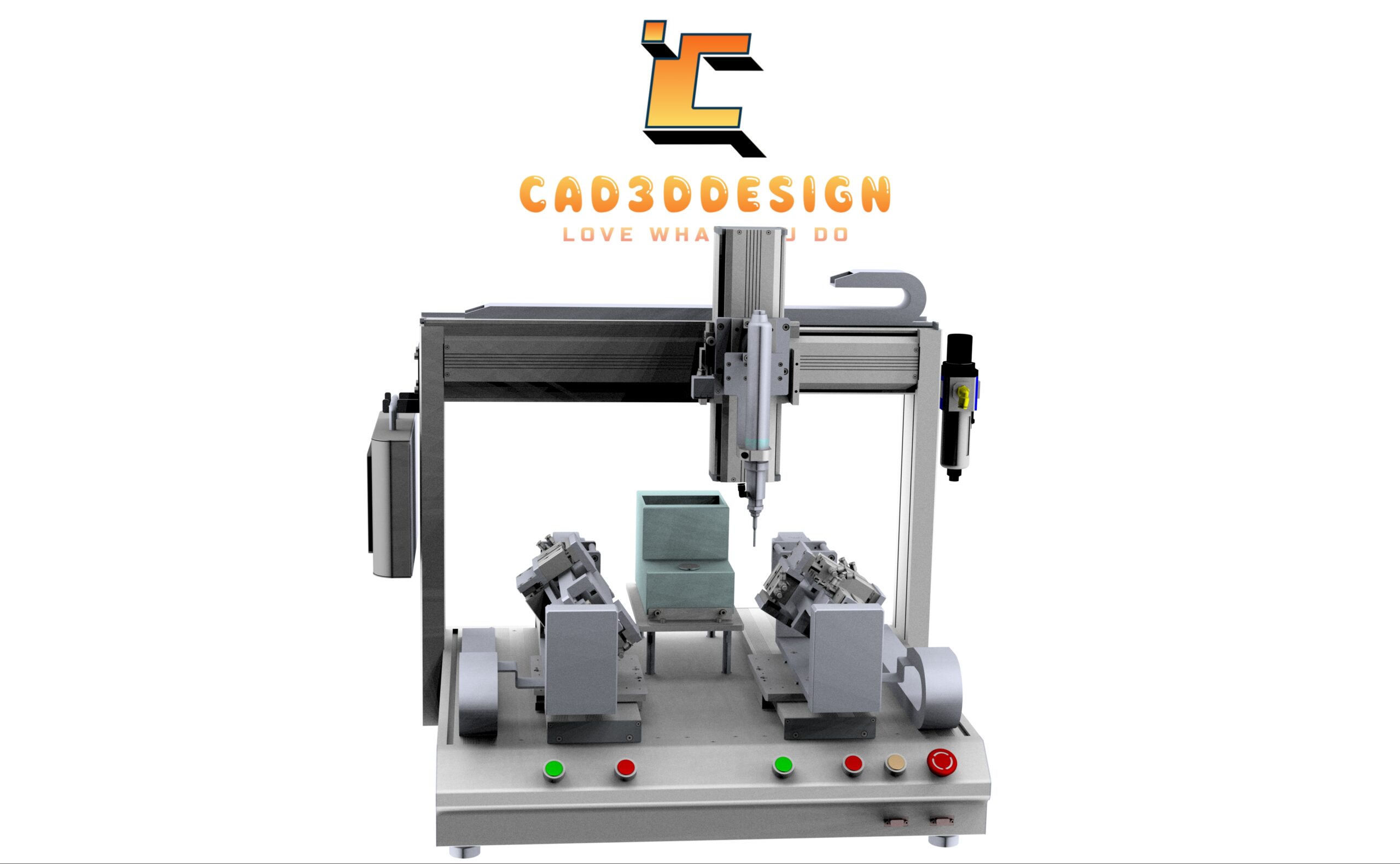 Bản vẽ thiết kế máy vặn vít tự động 2 trạm-Design drawings for a 2-station automatic screw driver.2