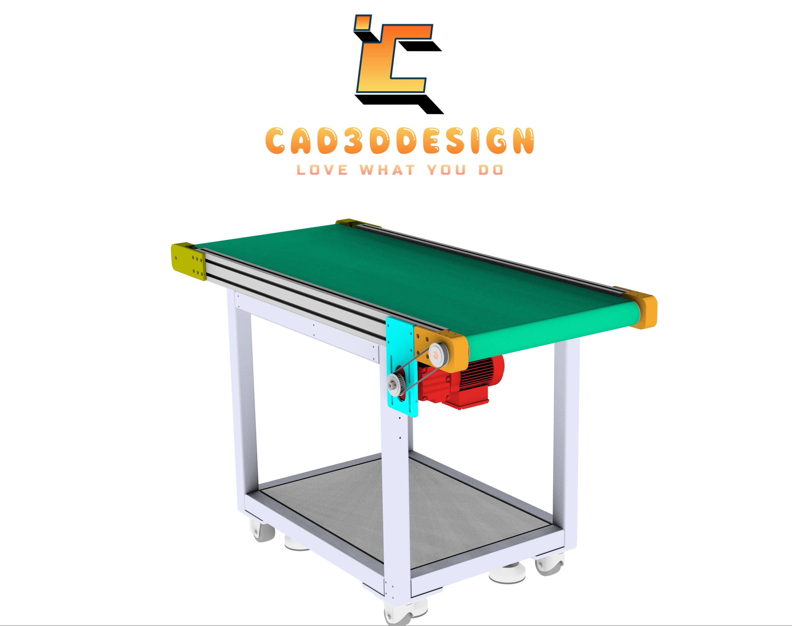 Design drawing of a PVC conveyor belt-Bản vẽ thiết kế băng tải pvc khung thép
