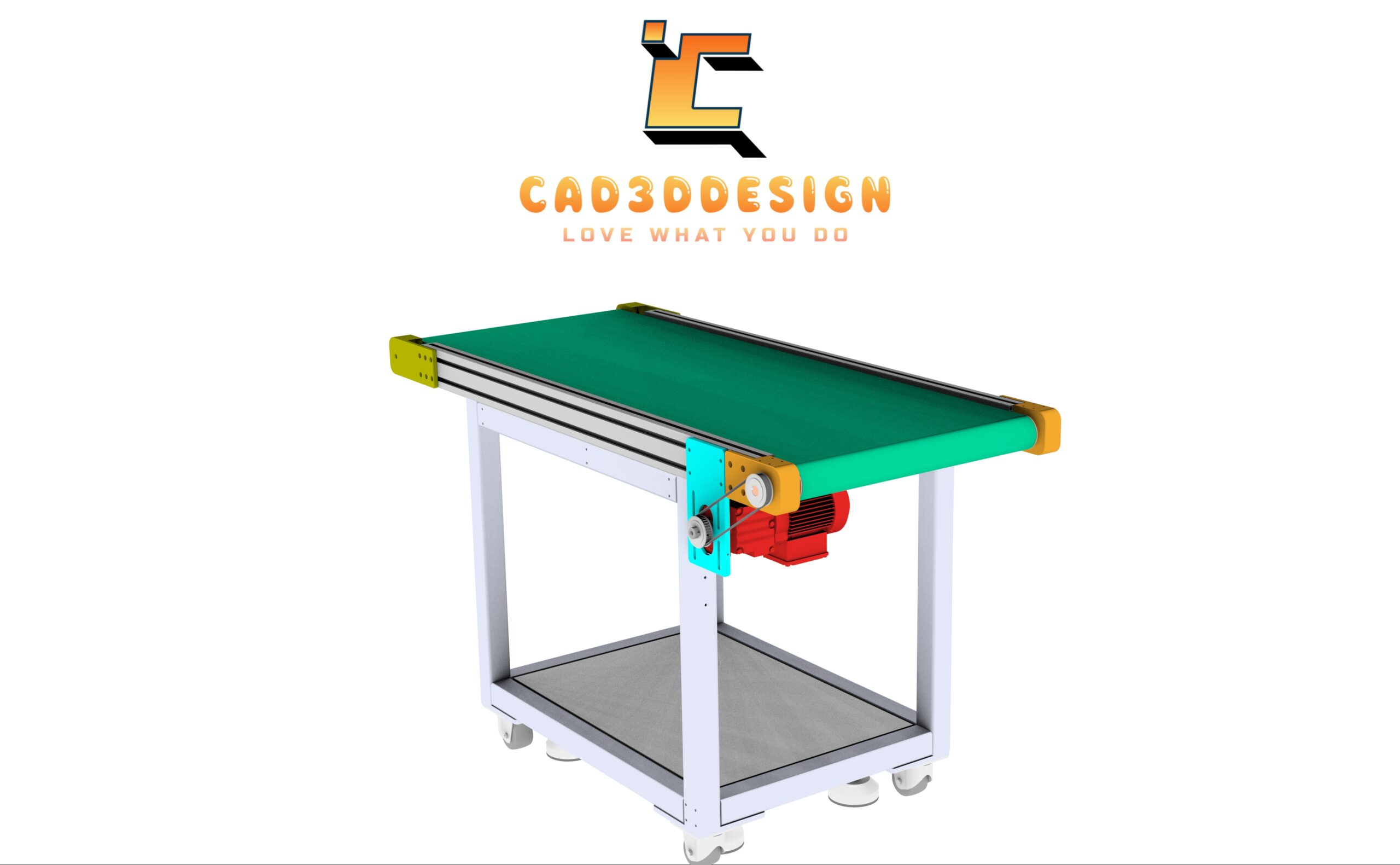 Design drawing of a PVC conveyor belt-Bản vẽ thiết kế băng tải pvc khung thép