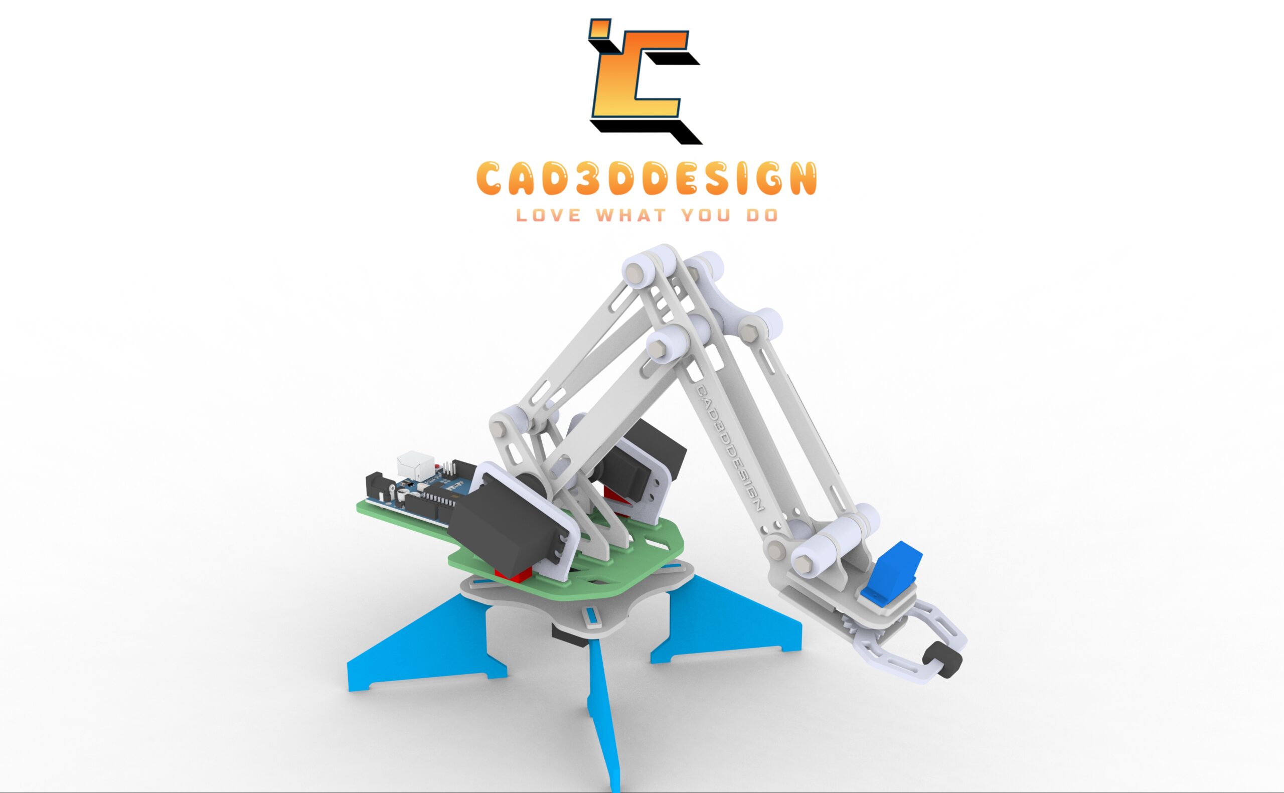 File thiết kế 3d đồ án robot gắp hàng-3D design file for a robotic picking machine project