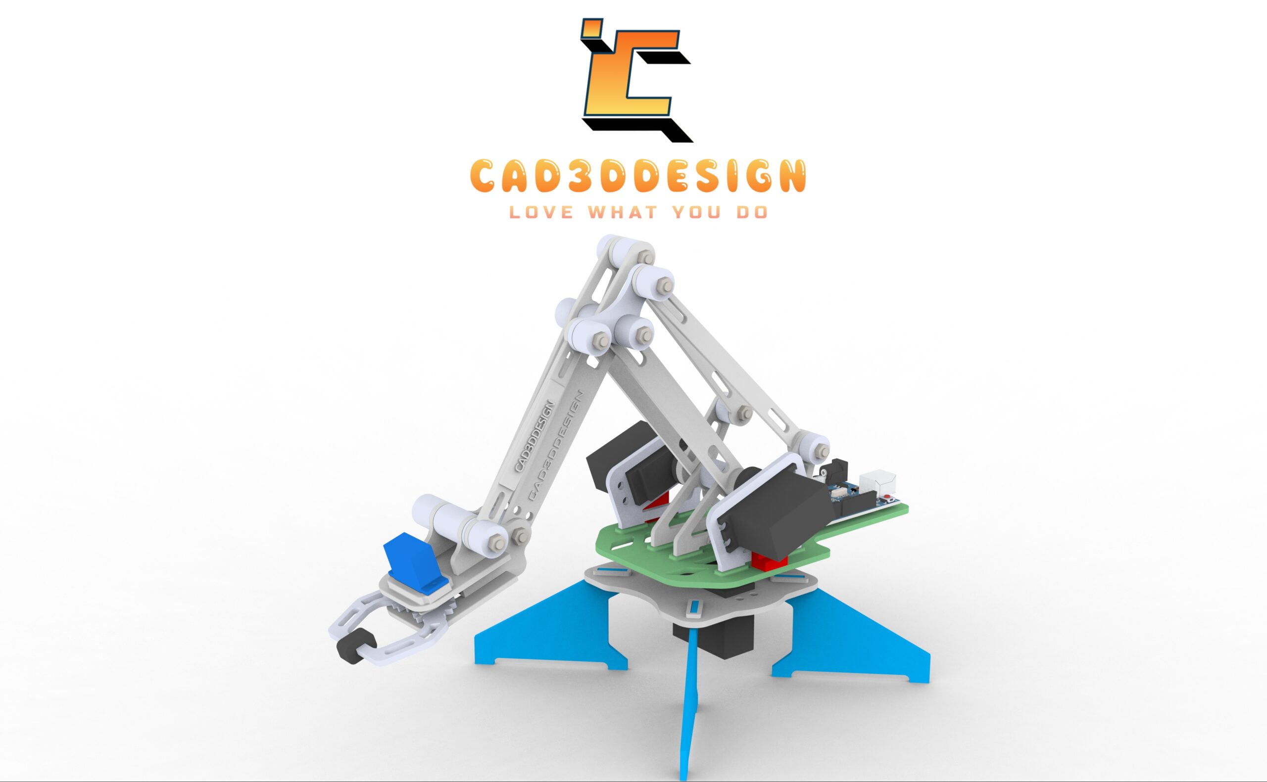File thiết kế 3d đồ án robot gắp hàng-3D design file for a robotic picking machine project..2