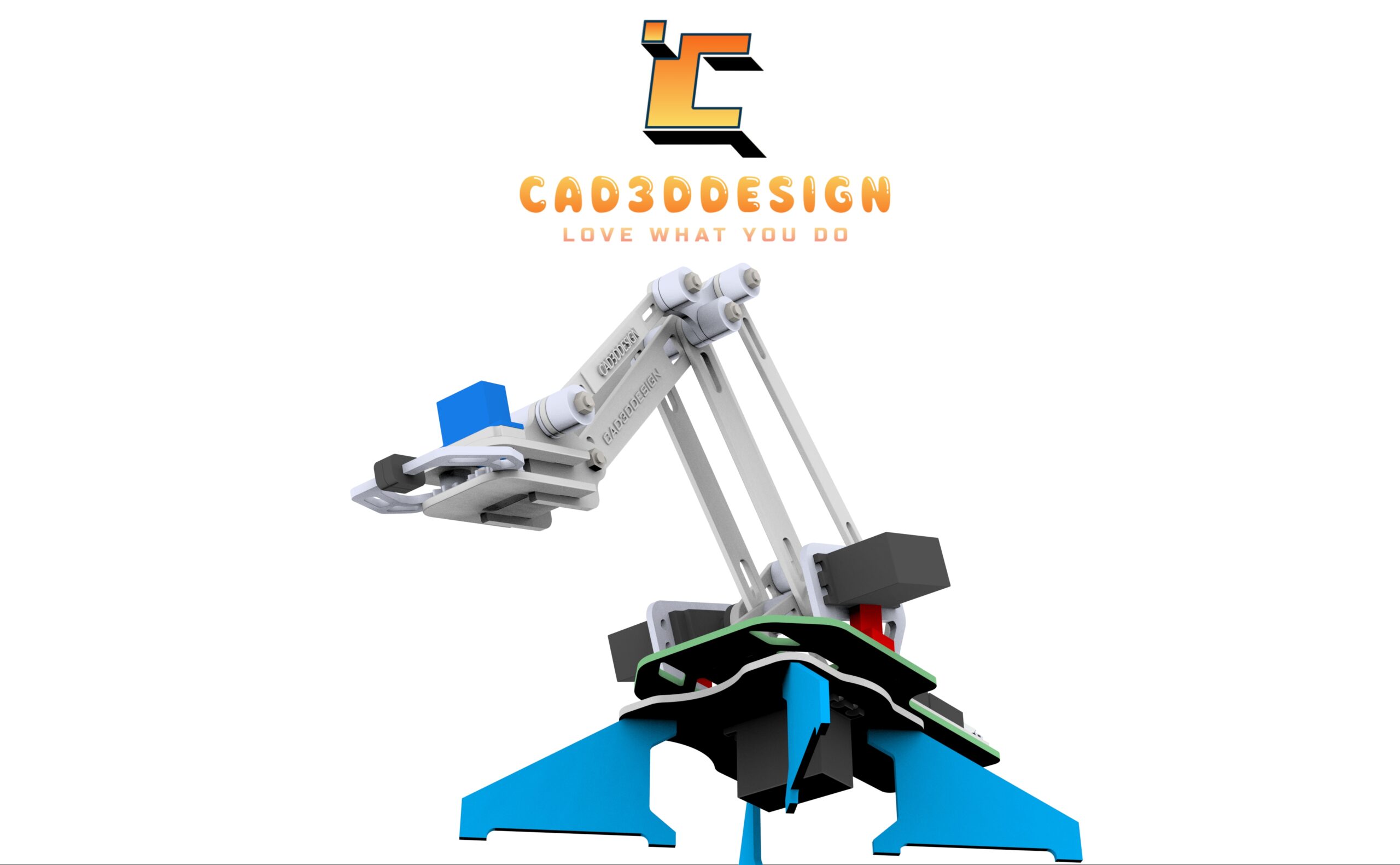 File thiết kế 3d đồ án robot gắp hàng-3D design file for a robotic picking machine project..3